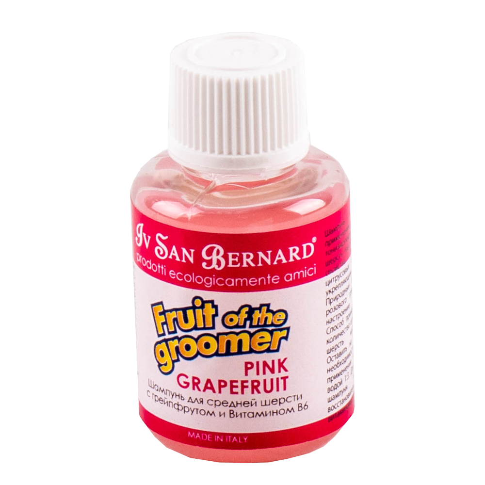 Шампунь для шерсті середньої довжини з грейпфрутом Iv San Bernard Pink Grapefruit 30 мл