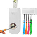 Дозатор зубної пасти й утримувач щіток Toothpaste Dispenser, фото 3