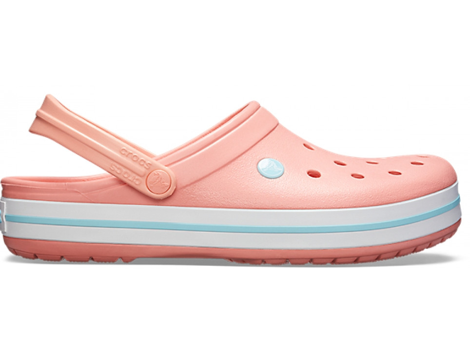 Крокси сабо Жіночі Crocband Melon/Ice Blue M4-W6 36-37 22,1 см Персиковий