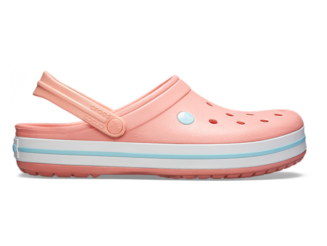 Крокси сабо Жіночі Crocband Melon/Ice Blue M5-W7 37-38 22,9 см Персиковий