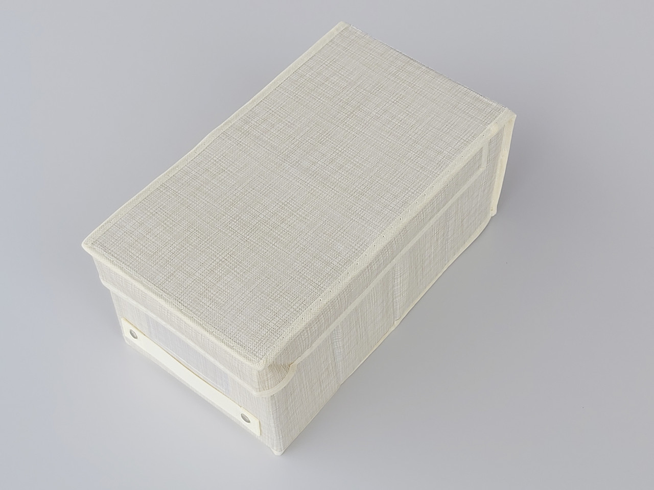 Коробка-органайзер SR18 Ш 18*Д 33*15 см. Колір бежевий для зберігання одягу, взуття чи невеликих предметів