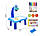 Дитячий столик для малювання із проектором Projector Painting 3в1 Набір для творчості з фломастерами Блакитний, фото 2