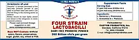 Custom probiotics Four Strain Lactobacilli / 4 штами Лактобактерій 260 млрд ДЕЩО 50 грам, фото 3