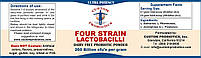 Custom probiotics Four Strain Lactobacilli / 4 штами Лактобактерій 260 млрд ДЕЩО 50 грам, фото 3
