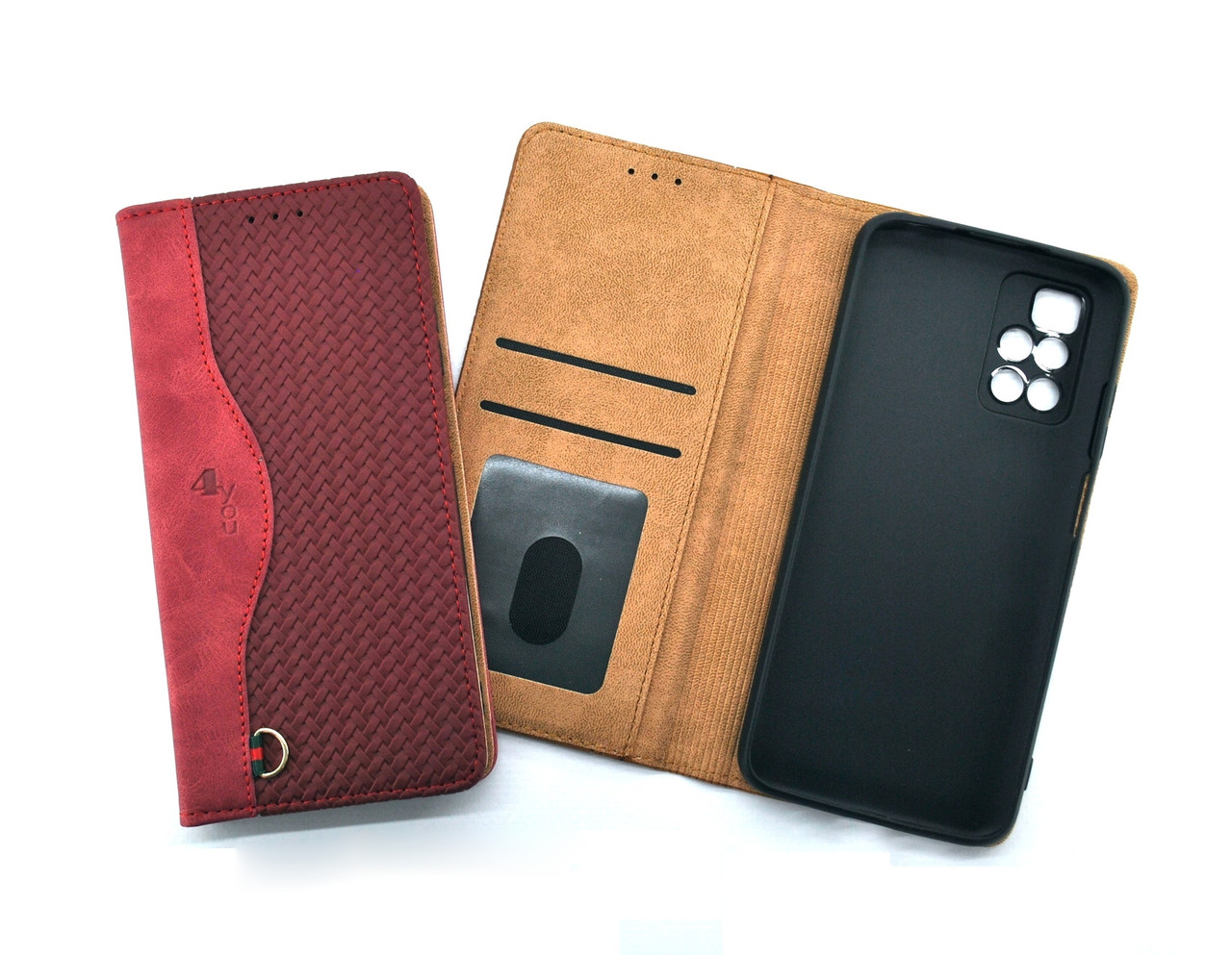 Чохол-книжка для телефону Xiaomi Redmi 10C NANCY Red 4you)