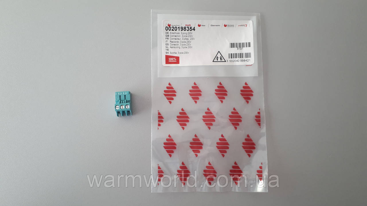 0020198354 Конектор 220 В, фішка Protherm