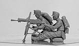 Пластикова модель 1/35 ICM 35697 австро-угорський розрахунок кулемета (фігурки), фото 5