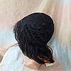 Перука пишний каскад з термоволосся чорний 7016-1, фото 7