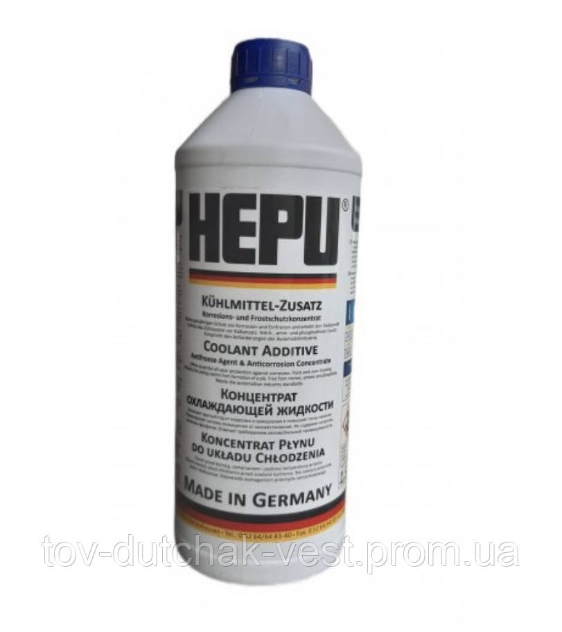 Купить Антифриз концентрат HEPU G12+ синій 1,5 кг, цена 260 грн — Prom ...