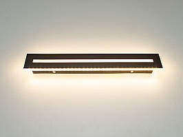 Мінімалістичний LED світильник-планка, колір чорний, 40 W на 5-7 м 7313-400BK-LS