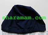 Тканинна шапочка для плавання синього кольору, фото 4