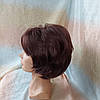Перука пишна каре каскад із термоволосся каштановий RG 2025-33, фото 5