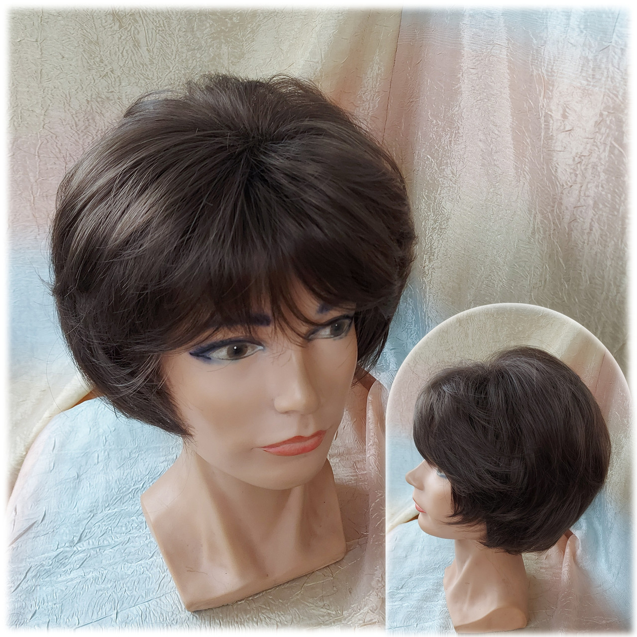 Перука пишна каре каскад з термоволосся русявий RG 2025- 10, фото 1