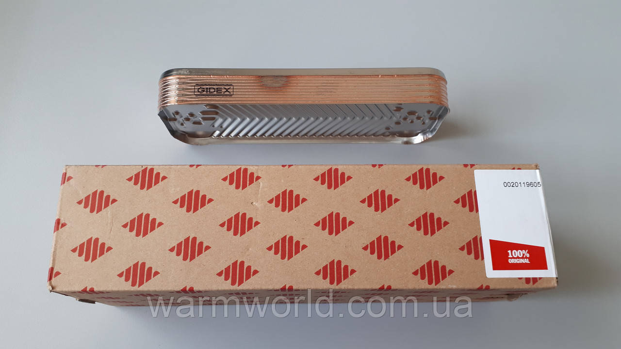 0020119605 Теплообмінник ГВП 10 пл. D003202285 Lynx Jaguar Protherm