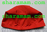 Тканинна шапочка для плавання червоного кольору, фото 3