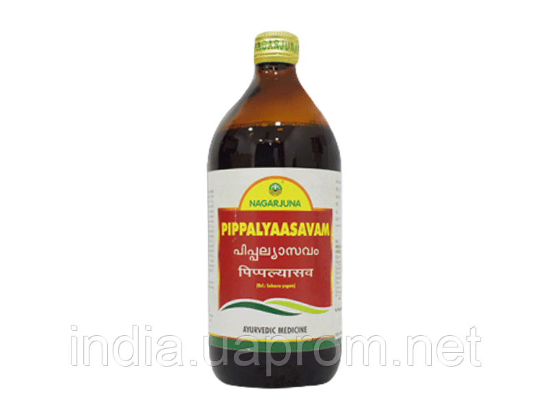 Пиппалиасава Нагарджуна 450 мл, Pippalyasavam Nagarjuna, при розладах шлунка, геморої, Аюрведа Здесь