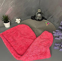 Рушник - чалма , тюрбан для сушіння волосся , рушник для голови Яскравий Кораловий