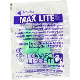 Беруши Max Lite от Howard Leight ОРИГИНАЛ