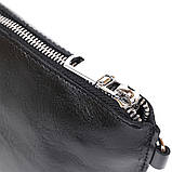 Зручна шкіряна сумочка Shvigel 16409 Чорний, фото 4