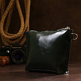 Практична шкіряна сумочка для жінок Shvigel 16411 Зелений, фото 7