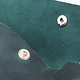 Вінтажна матова жіноча тревел-косметичка Shvigel 16430 Зелений, фото 5