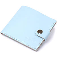 Класичне жіноче шкіряне портмоне Shvigel 16470 Блакитний