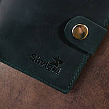 Матове невелике портмоне унісекс Shvigel 16477 Зелений, фото 6