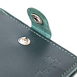 Невелике шкіряне портмоне Shvigel 16511 Зелений, фото 3