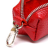 Шкіряна жіноча ключниця Shvigel 16537 Червоний, фото 5