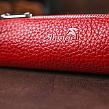 Шкіряна жіноча ключниця Shvigel 16537 Червоний, фото 7