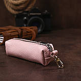 Стильна жіноча ключниця Shvigel 16538 Рожевий, фото 8