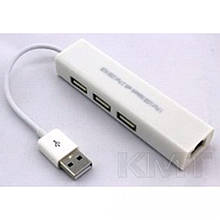HUB LAN+USB 3.0 (3 портовий) DX139