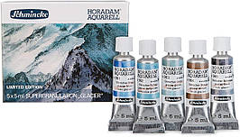 Набір акварельних фарб HORADAM SUPER GRANULATION "GLACIER" 5*5 мл, туба, картон уп-ка, Schmincke 74845