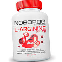 Аргинин аминокислота NOSOROG L-Arginine 120 капсул