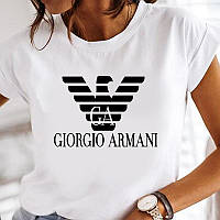 Стильная женская футболка Armani (Армани)