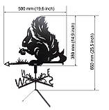 Флюгер Білка, флюгер на дах з металлу 2 мм., фото 2