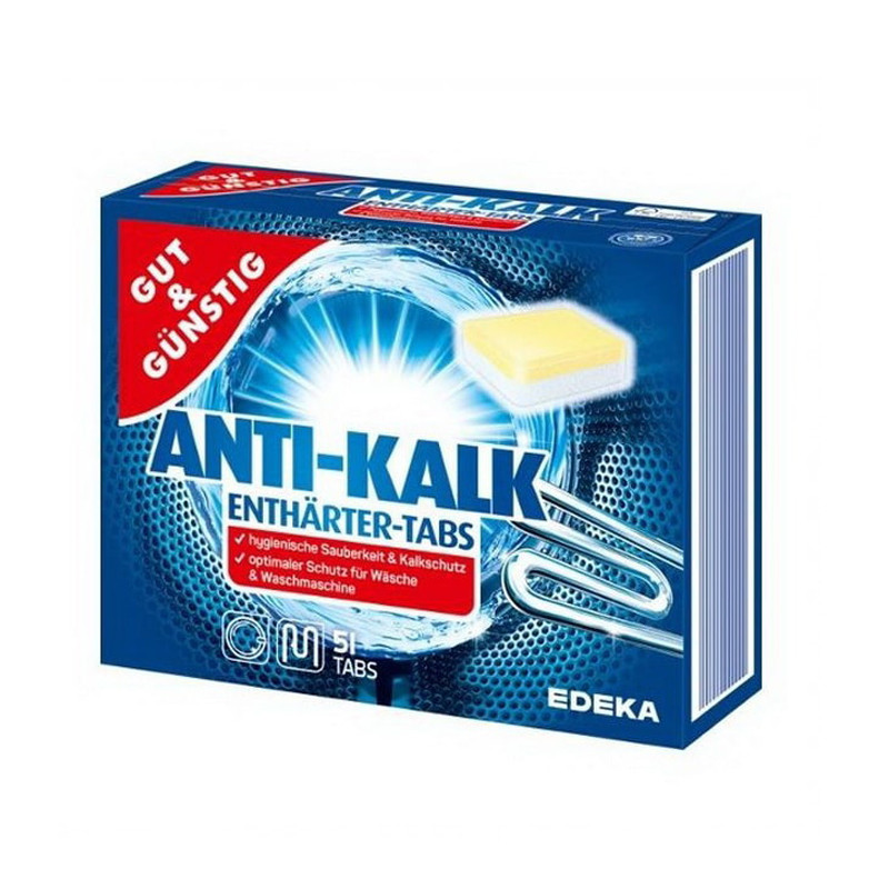 Таблетки для пральної машини Gut & Gunstig Anti - Kalk 51 таб
