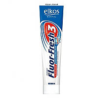 Зубная паста Elkos Dental Flour-Fresh Denta Max "3" 125 мл