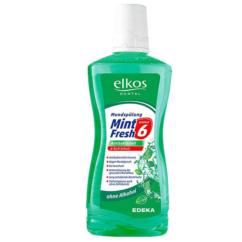 Ополіскувач для рота Elkos Mint Fr. (зелений) 500 мл