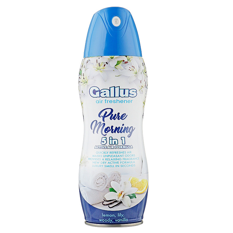 Освіжувач повітря Gallus Pure Morning 5в1 300 мл
