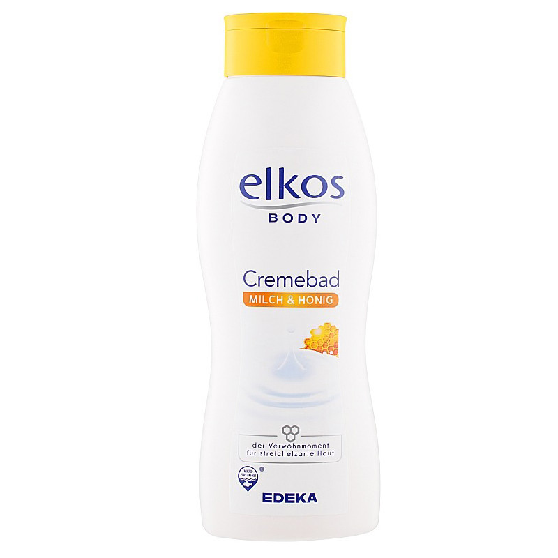 Крем-піна для ванни Elkos Cremebad Milch&Honig "Молоко-мед" 1 л
