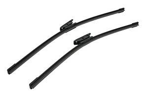 Двірники Bosch для Citroen Nemo 2008-2021 р.в 650/475 мм. Комплект щіток склоочисника Aerotwin безкаркасних