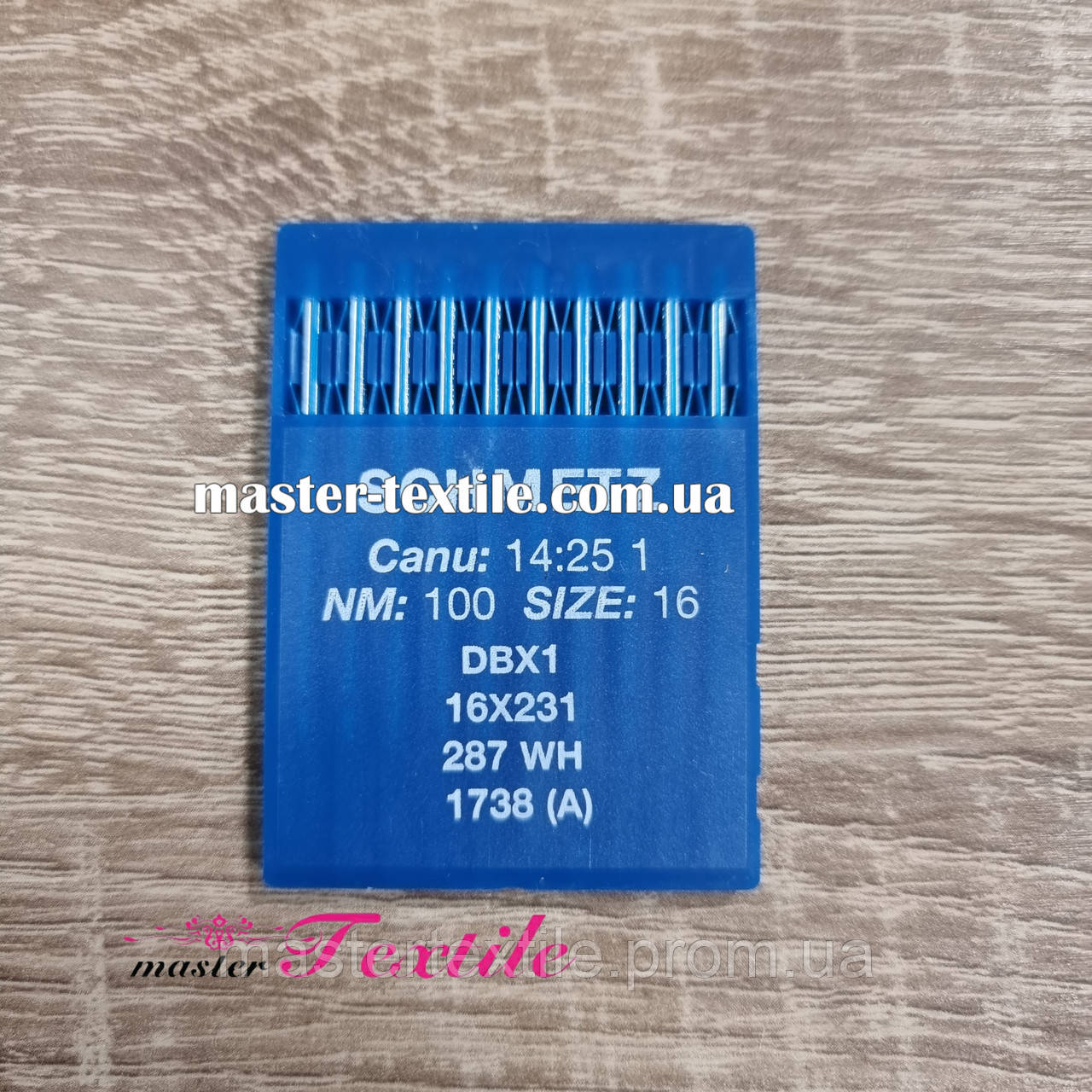 НАБОР ИГЛ ДЛЯ ПРОМ МАШИН Schmetz DB x 1 № 100