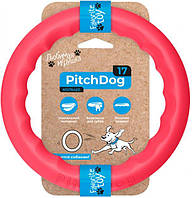 PitchDog ПітчДог кільце іграшка для собак рожевий 17 см