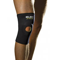 Наколінник з отвором SELECT 6201 Open patella knee support (010) чорний, 6201