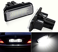 LED подсветка номера для Mercedes-Benz (Мерседес) C-Class S203, E-Class W211/S211, CLS W219, SLK R171