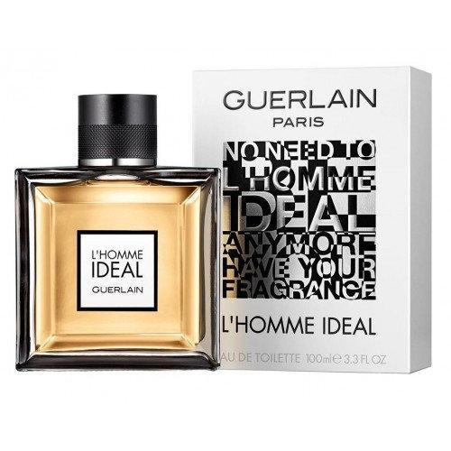 Елітна чоловіча туалетна вода Guerlain L'Homme Ideal 100ml оригінал, солодкий деревний аромат, фото 1