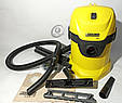 Професійний, будівельний, господарський пилосос Karcher WD 3 (1.629-801.0) (1000 вт, 17л, Румунія), фото 4