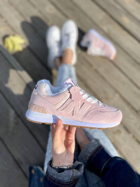 New balance 574 fur clearance