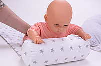 Подушка для годування Baby Veres Comfort Lux Velour stars grey 200х75 см, фото 3